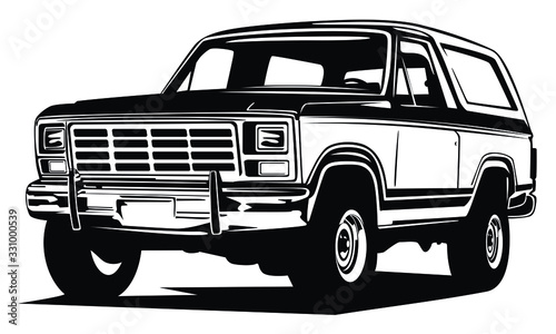 Clssic vintage retro car design