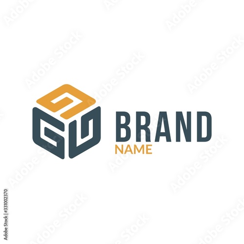 Letter G Hexagonal Box Logo
