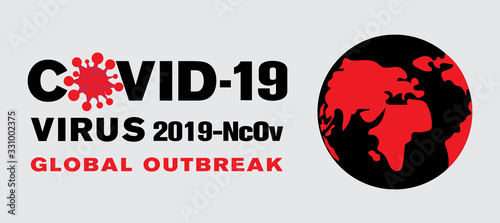 middle East respiratory syndrome coronavirus 2019-nCoV outbreak, vector illustration
