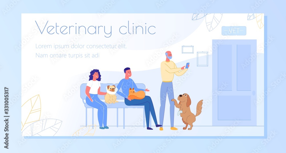 Banner Appointment with Veterinary Clinic, Slide. Banner Appointment with Veterinary Clinic, Slide.