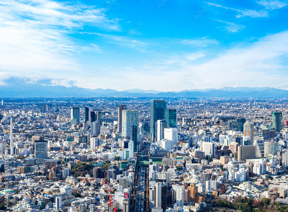 渋谷エリアと東京広域イメージ