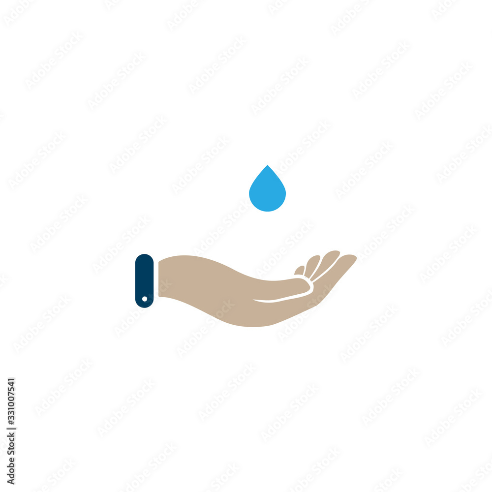 Wash hands icon. vector illustration of hand hygiene and cleanliness. vector symbol Wash hands icon. vector illustration of hand hygiene and cleanliness. vector symbol