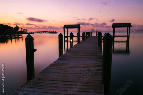 Sonnenuntergang Steg 