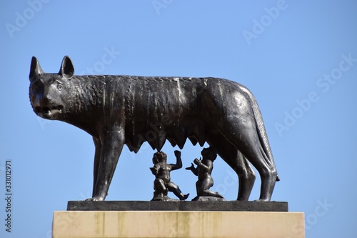 Romulus and Remus and the she-wolf of Rome