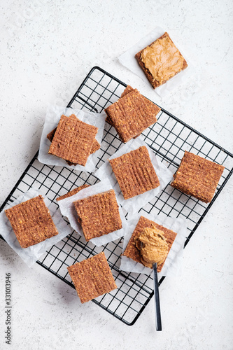 Banana cookies with hazelnuts