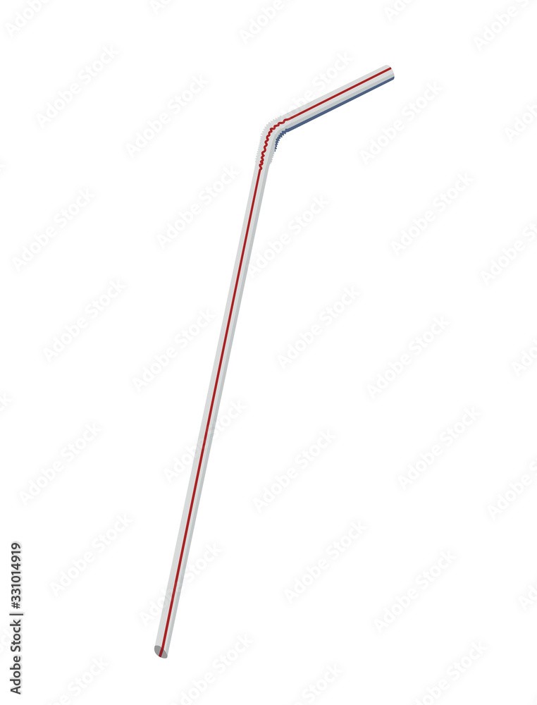 drinking straw realistic vector illustration drinking straw realistic vector illustration