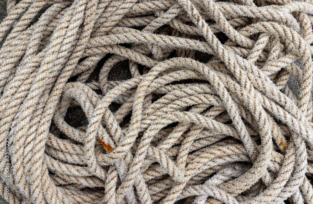 Rope on a dock