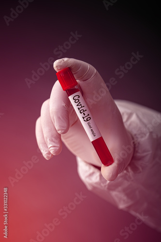 Coronavirus blood test concept