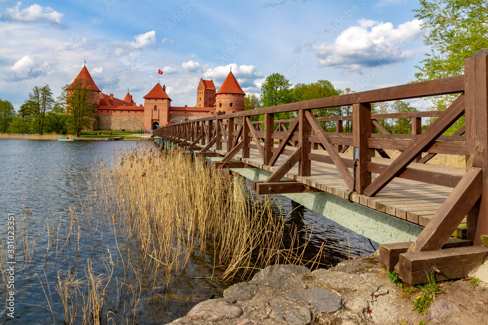 Obraz premium Trakai Castle, Lithuania – 2019, May