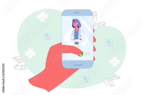 Application User Quickly Call Attending Physician.