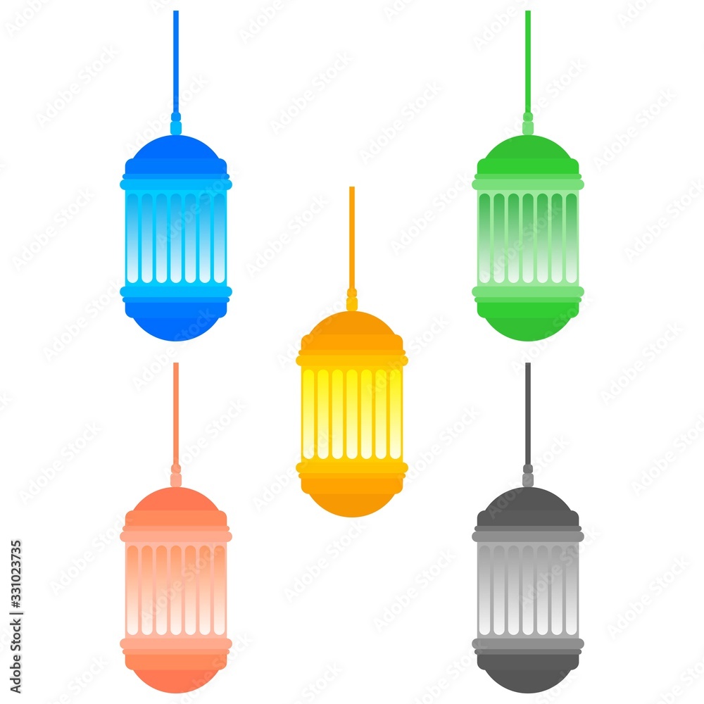 Ramadan Lantern Design in Set for Creative Concept of Islamic Celebration. Ramadan Lantern Design in Set for Creative Concept of Islamic Celebration.
