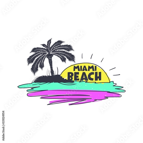 miami beach palm tree family vacations summertime