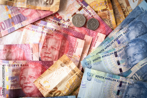 Currency of South African called Rand photo