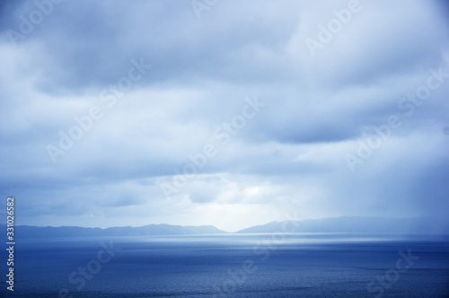 Distant Catalina Island With Overcast Sky © Tom