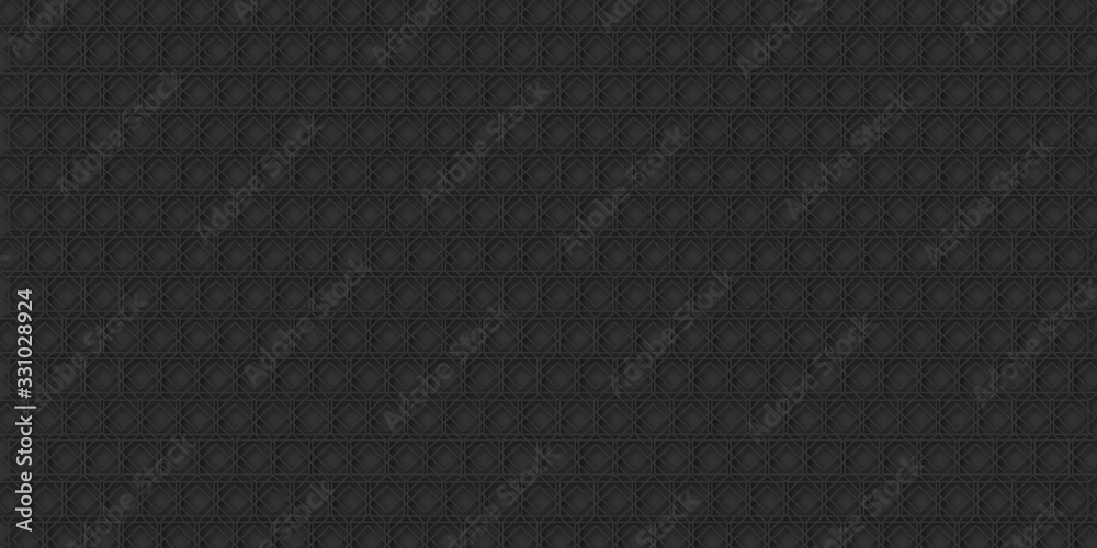 Ramadan kareem arabic islamic background. Black pattern texture  vector illustration for text greeting card and banner 
