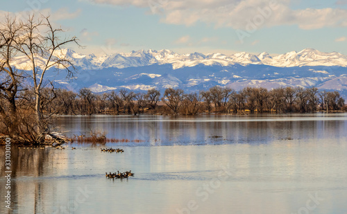 Fototapeta Naklejka Na Ścianę i Meble -  Barr Lake State Park in Brighton, Colorado