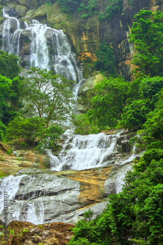 Fototapeta Naklejka Na Ścianę i Meble -  waterfall in deep forest