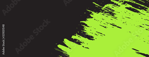 green and black background with brush or grunge effect