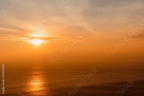 sunrise over San Francisco Bay California over the Golden Gate