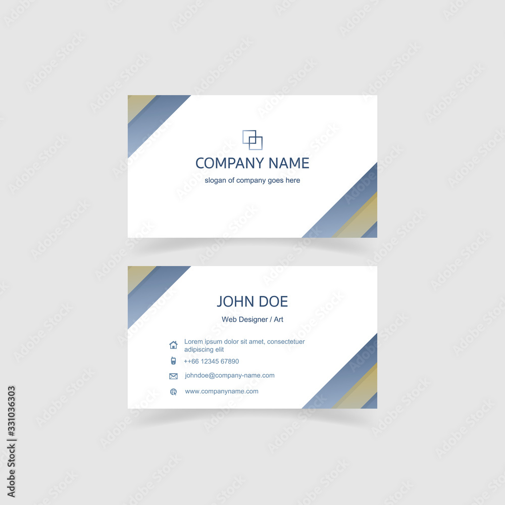 Modern and clean business card template. Color and harmonious composition. Vector illustration eps10. Modern and clean business card template. Color and harmonious composition. Vector illustration eps10.