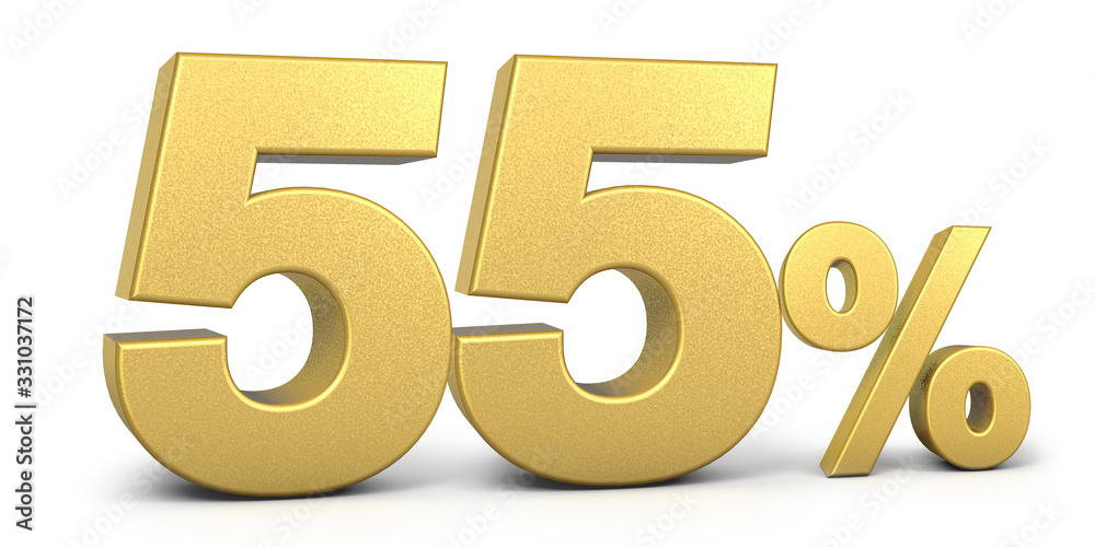 Golden 55 Percent Off Discount Sign, Special Offer 55% Off Discount Tag, Save On 55% Icon, Golden Sale Symbol, Gold Sale fifty five , 3d render Golden 55 Percent Off Discount Sign, Special Offer 55% Off Discount Tag, Save On 55% Icon, Golden Sale Symbol, Gold Sale fifty five , 3d render