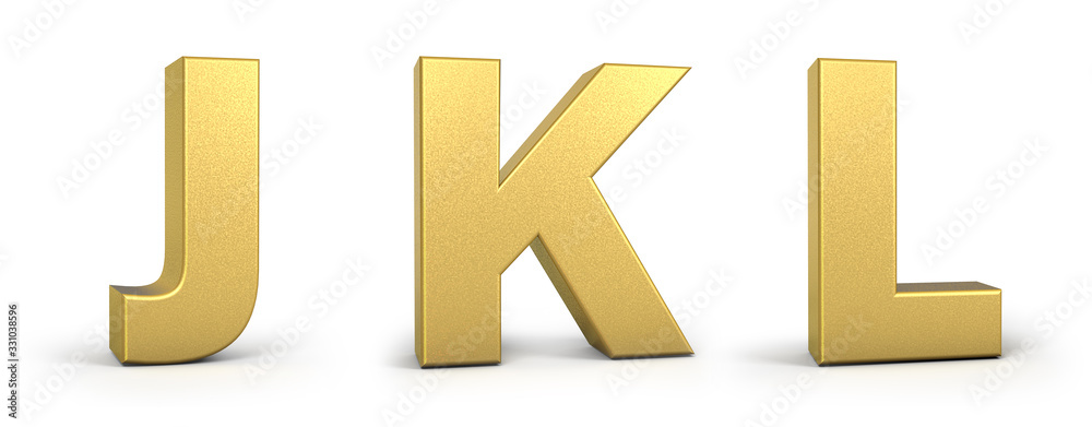 gold alphabet word on white background illustration 3D rendering, golden alphabet, golden font gold alphabet word on white background illustration 3D rendering, golden alphabet, golden font