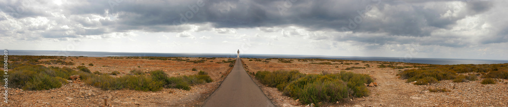  Panoramic image of ibiza and formentera lighthouse