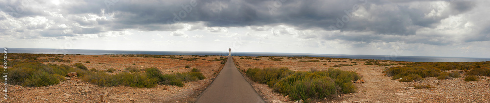 Panoramic image of ibiza and formentera lighthouse Panoramic image of ibiza and formentera lighthouse