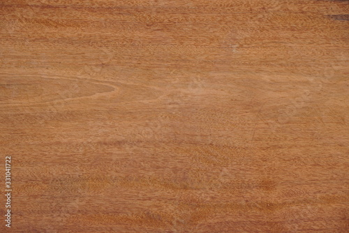 Close-up to brown wood grain background.