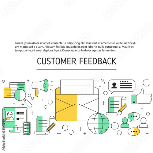 Customer feedback concept