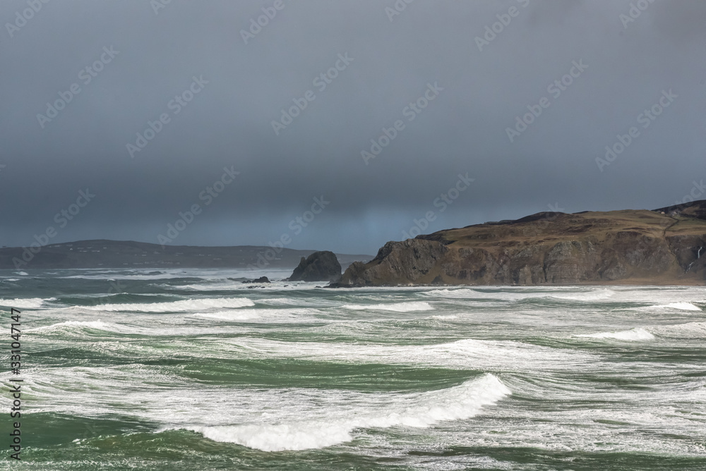 Stormy Donegal Coastline