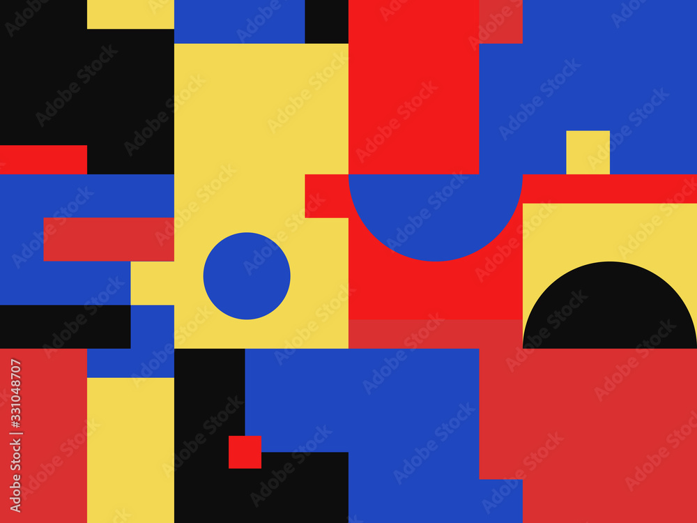 Deconstructed Abstract Vector Pattern Design Deconstructed Abstract Vector Pattern Design