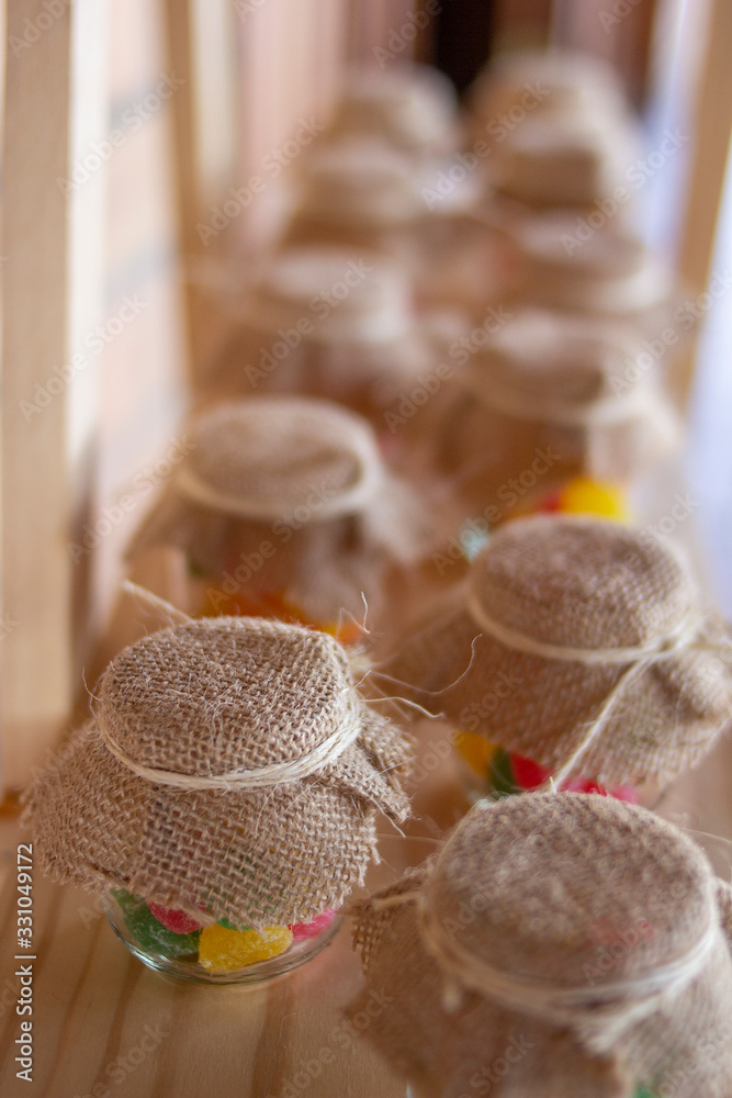 candies packed in pita fiber
