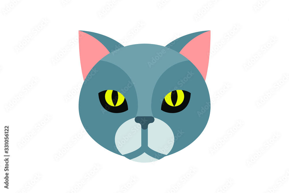  Illustration Vector of animal flat design vector Perfect for T Shirt design,logo,sticker