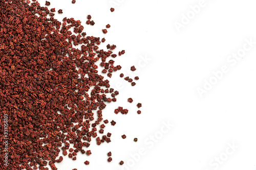 sugar beet seeds, beetroot seeds on a white background,