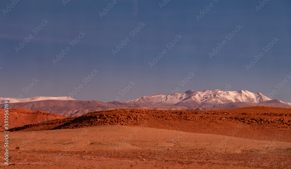 Sedimentary Rock and Atlas Mountains