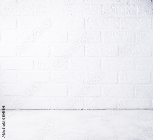 Empty background with wall and floor