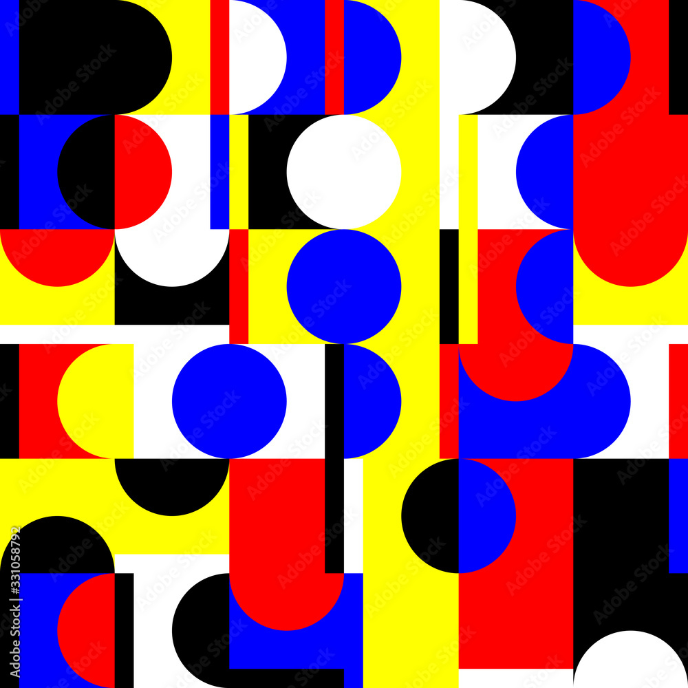 Deconstructed Abstract Vector Pattern Design Deconstructed Abstract Vector Pattern Design