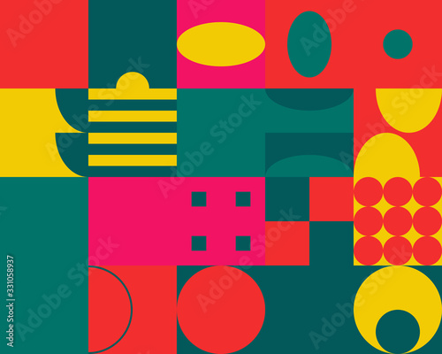 Neo Modernism Artwork Pattern Design