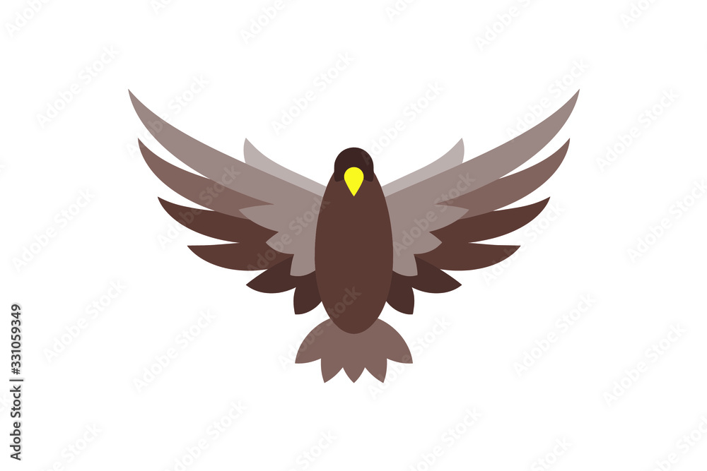 Obraz premium Illustration Vector of animal flat design vector Perfect for T Shirt design,logo,sticker