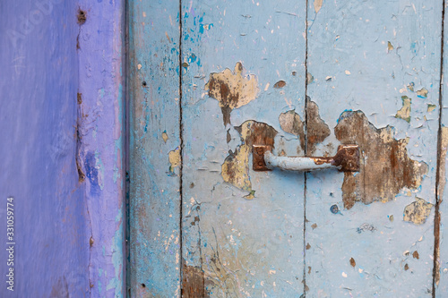 Battered Door Handle, Chefchaouen, Morocco © Betty Sederquist