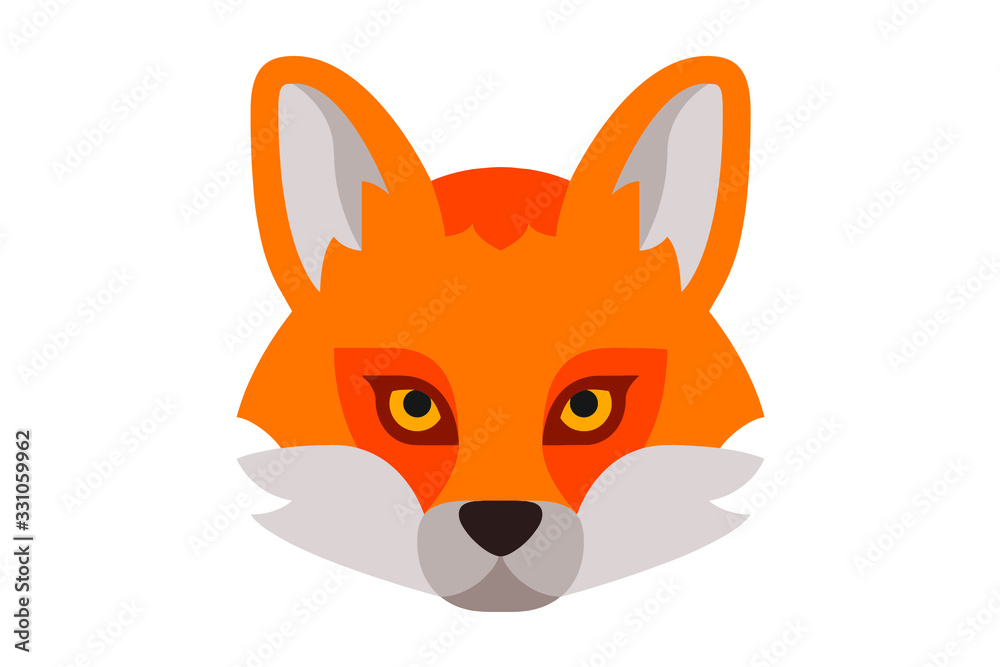 Illustration Vector of animal flat design vector Perfect for T Shirt design,logo,sticker Illustration Vector of animal flat design vector Perfect for T Shirt design,logo,sticker