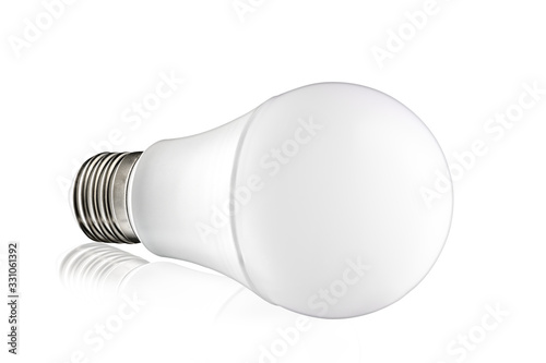 modern led lamp isolated on white background