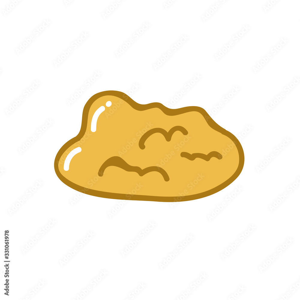 dough doodle icon, vector illustration dough doodle icon, vector illustration