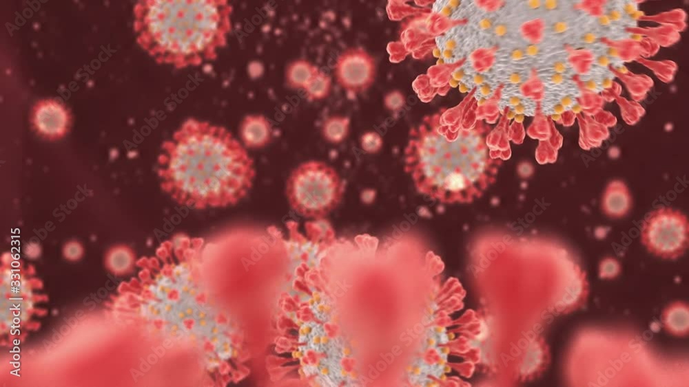 Coronavirus COVID-19 cells under the microscope as a concept. The disease caused by SARS-CoV-2 virus was first identified in Wuhan, Hubei, China and became a pandemic. Coronavirus COVID-19 cells under the microscope as a concept. The disease caused by SARS-CoV-2 virus was first identified in Wuhan, Hubei, China and became a pandemic.