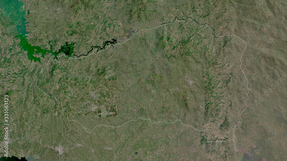 Cabañas, El Salvador - outlined. Satellite Cabañas, El Salvador - outlined. Satellite