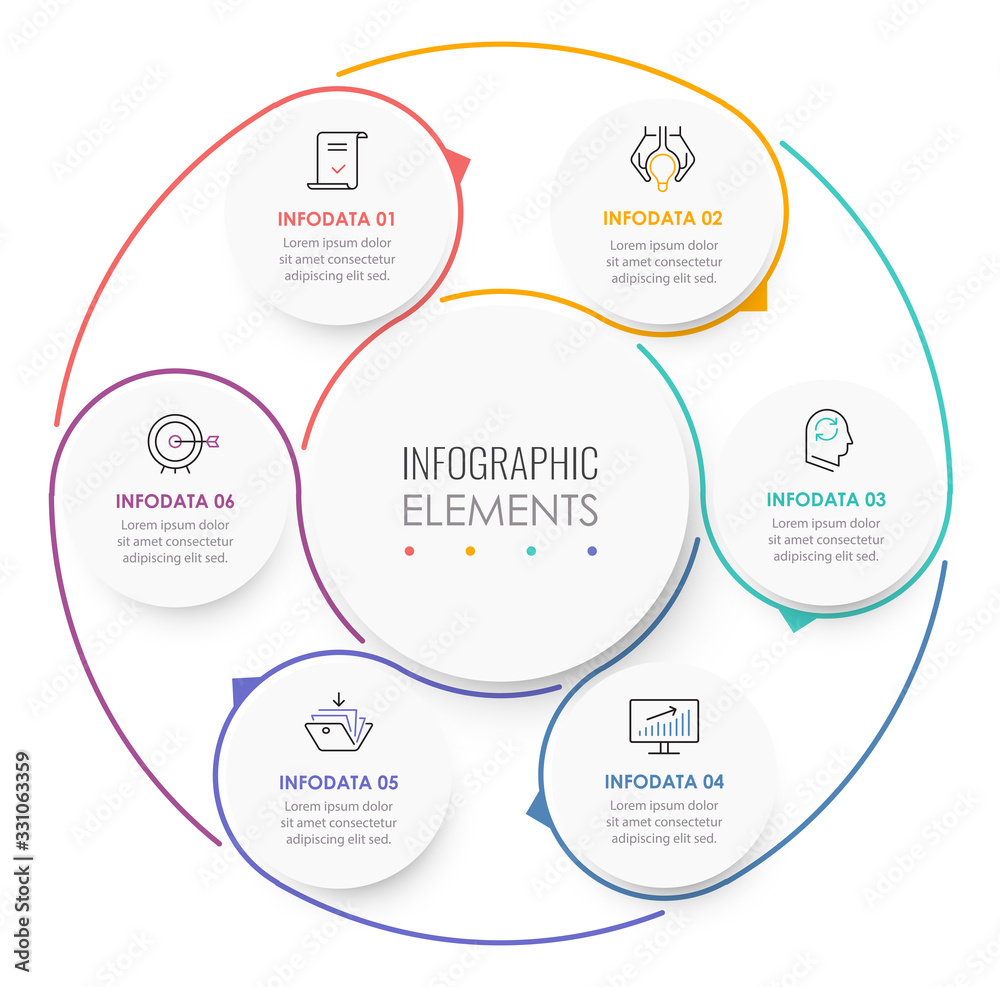 Vector infographic template Vector infographic template