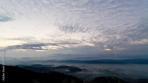 Beautiful sunrise time lapse from Wuzhi Shan photo