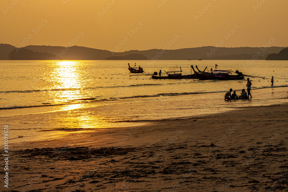 Strand Ao Nang Beach Andanman Sea-Krabi -Thailand Strand Ao Nang Beach Andanman Sea-Krabi -Thailand