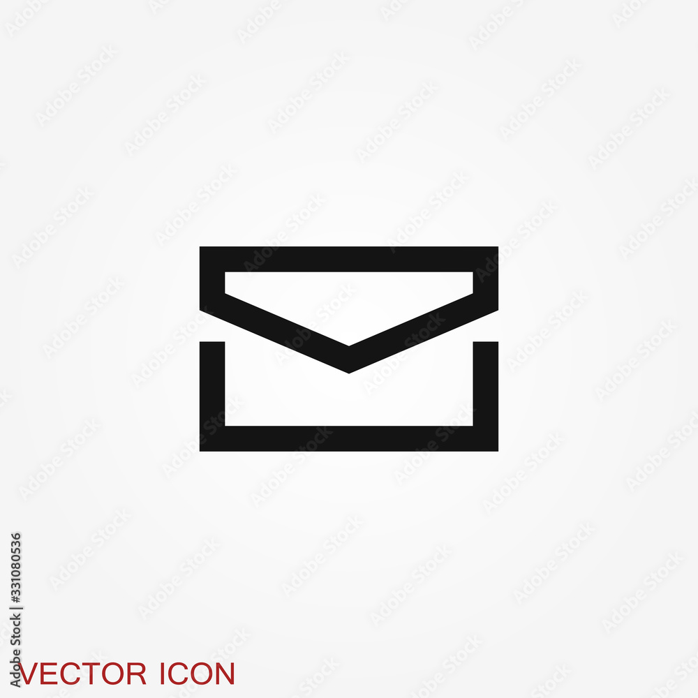 Mail vector icon. Illustration isolated for graphic and web design. Mail vector icon. Illustration isolated for graphic and web design.